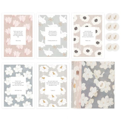 DIVERSEBEE Inspirational Christian Greeting Cards of Encouragement (Bloom) - color: Bloom