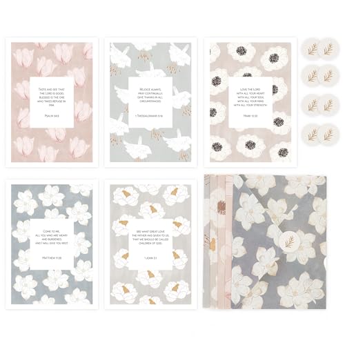 DIVERSEBEE Inspirational Christian Greeting Cards of Encouragement (Bloom) - color: Bloom