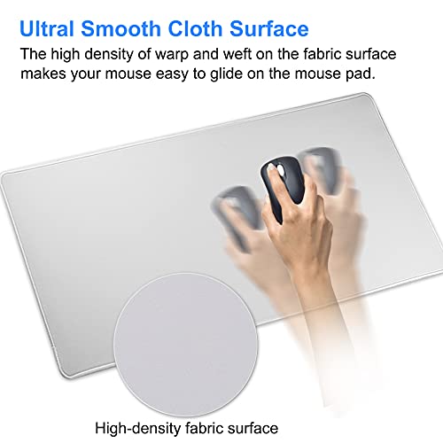 XXL Gaming Mouse Pad 35.4x15.7 Professional Large Mouse Pad & Computer Game Mouse Mat-90x40 Greyus - color: Greyus, size: 35.4L x 15.7W inches