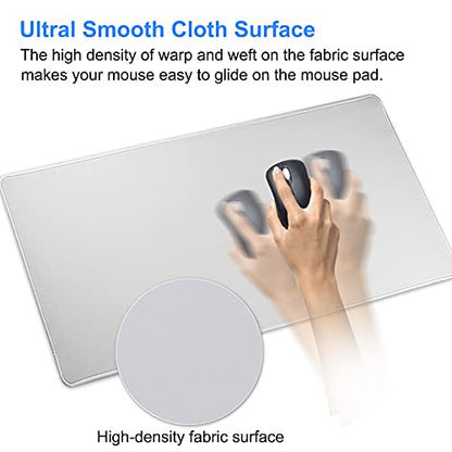 XXL Gaming Mouse Pad 35.4x15.7 Professional Large Mouse Pad & Computer Game Mouse Mat-90x40 Greyus - color: Greyus, size: 35.4L x 15.7W inches