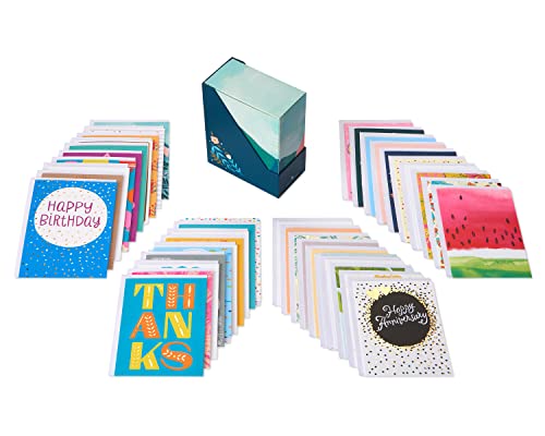American Greetings 41-Count All-Occasion Greeting Card Pack, Assorted Colorful Designs