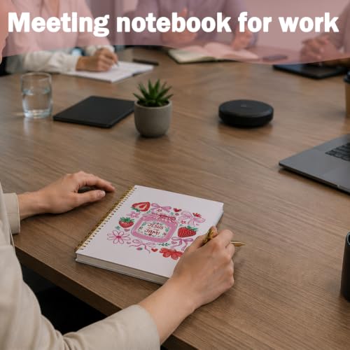 Cute Jesus Christian Notebook Strawberry Journal for Women Teen Girls - color: Strawberry Jam Jesus