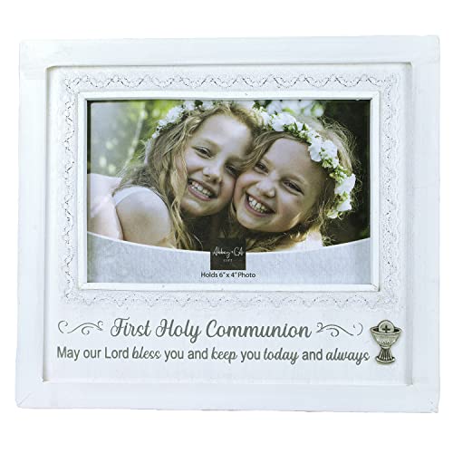 Cathedral Art Abbey & CA Gift 1st Communion Frame W/Lace & Easel & Hanger