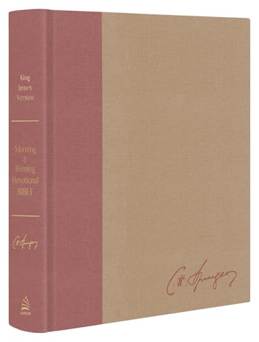 Charles Spurgeon's Morning & Evening Devotional Bible KJV [Rose Gold & Sand Signature]: Featuring the Complete Text of the Classic Twice-A-Day Devotional