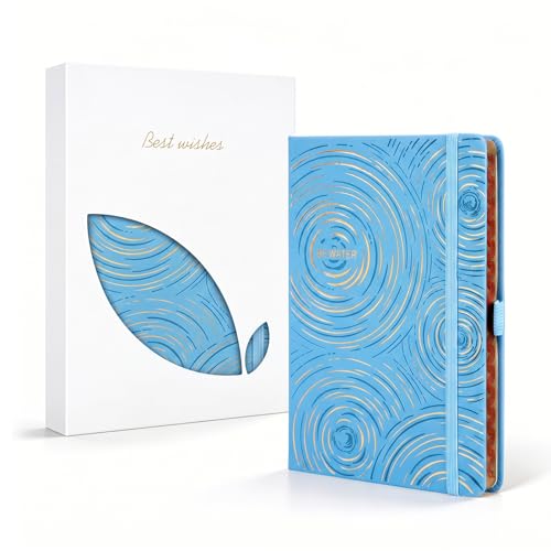 Comix Aesthetic Lined Journal for Writing, 192 Pages, 100GSM Paper, A5 Size - color: Light Blue