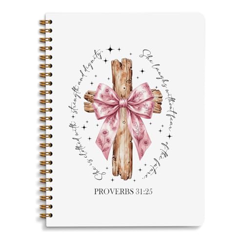 Church Notes Bible Journal for Women, Christian Gifts for Women Girls - color: Butterfly Cross