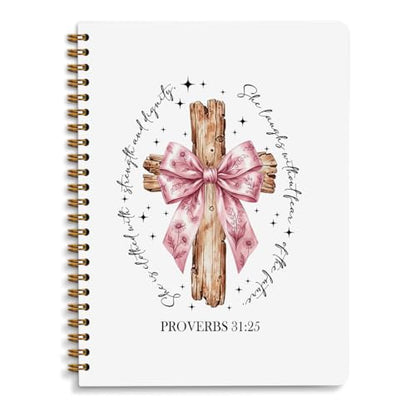Church Notes Bible Journal for Women, Christian Gifts for Women Girls - color: Butterfly Cross