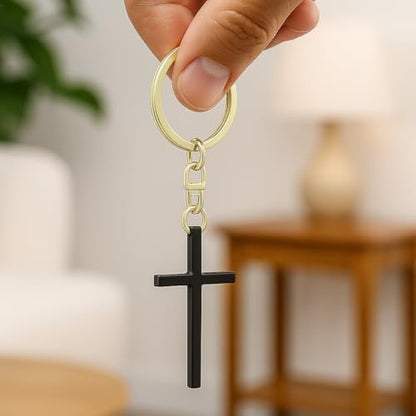 Cross Keychain – Cool Keychains Gifts for Christian, Baptism, Holidays, Keychains for Car Keys - color: Cross11