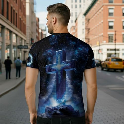 Jesus The Way The Truth and The Life Shirt, Religious Shirt for Men - color: Ds07, size: Medium