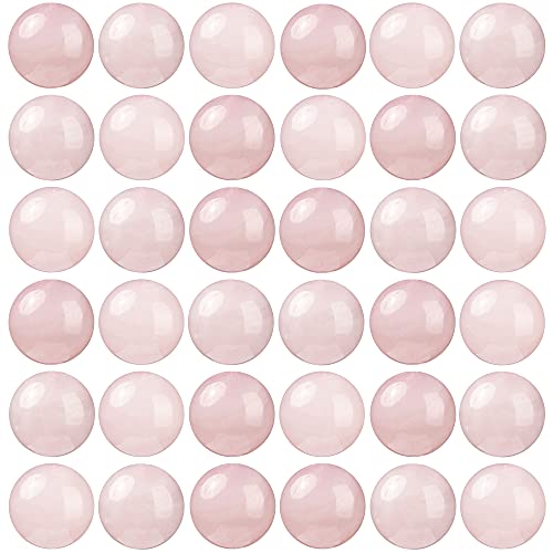 100Pcs Natural Stone Beads 6mm Rose Quartz Round Gemstone Loose Beads with Elastic Bracelet String for Bracelets Necklace Jewelry Making - color: Rose Quartz, size: 6mm