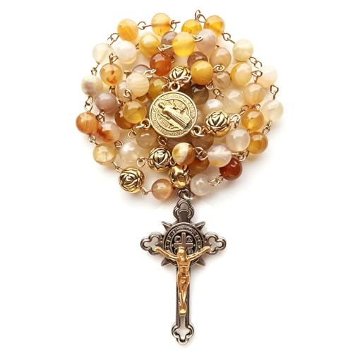 8mm Large‑Size Agate Rosary