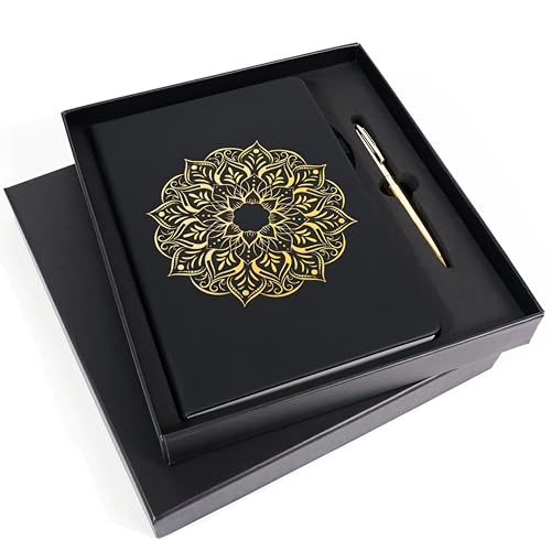 Veway Mandala Journal and Pen Gift Set for Women & Men - style: Mandala