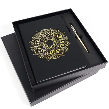 Veway Mandala Journal and Pen Gift Set for Women & Men - style: Mandala