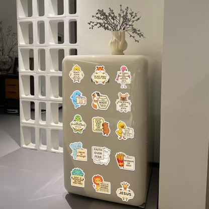 100PCS Christian Stickers, Positive Emotional Support Bible Verse Stickers for Adults, Cute Faith for Water Bottles, Laptops, Phones, Christian Gifts