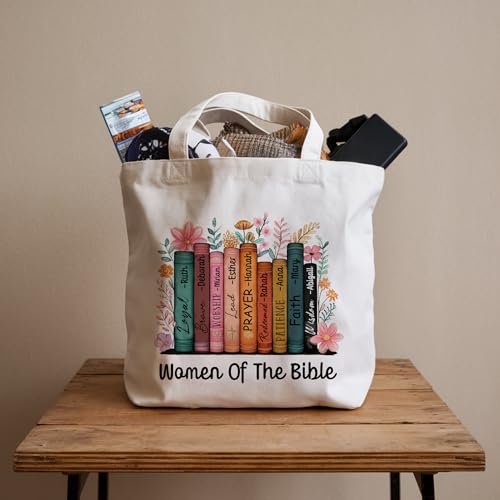 Bible Bags for Women, Christian Tote Bag, Gifts for Christian Women - color: Gray