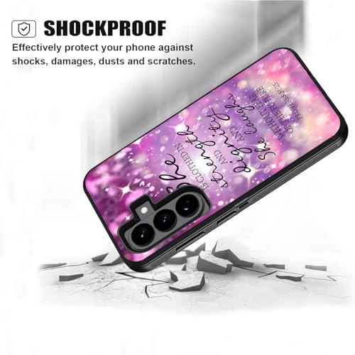 Case for Samsung Galaxy S26 Plus/ S25 Plus/ S24 Plus 6.7 inch, Heavy Duty 3 in 1 Hybrid Hard PC & Soft Silicone Shockproof Drop Protection Case, Christian Quote Bible Verse Proverbs 31:25 - color: Christian Quote Bible Verse Proverbs 31:25, size: Galaxy S