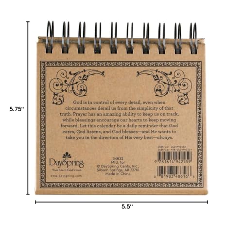 DaySpring - Prayers and Blessings - Large Print - An Inspirational DaySpring DayBrightener - Perpetual Calendar