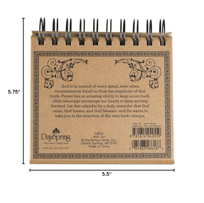 DaySpring - Prayers and Blessings - Large Print - An Inspirational DaySpring DayBrightener - Perpetual Calendar