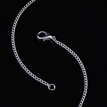 Outus 12 Pack Iron DIY Chain Necklaces Gift Silver Plated Necklace Chain with Lobster Clasp Link for Jewelry Making Supplies(20 Inch) - size: 20 Inch