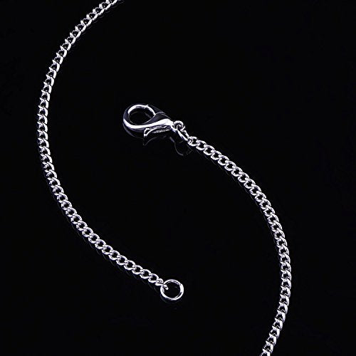 Outus 12 Pack Iron DIY Chain Necklaces Gift Silver Plated Necklace Chain with Lobster Clasp Link for Jewelry Making Supplies(20 Inch) - size: 20 Inch