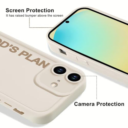 God's Plan Isaiah 60:22 Bible Verse Jesus Cross Christian White Phone Case for iPhone 17e/iPhone 16e Case Shockproof Soft Protective Cover Funda for iPhone 17e/iPhone 16e 6.1 Inch - color: White