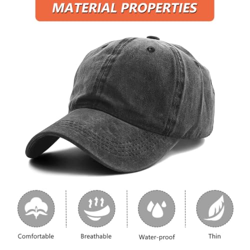 Christian Baseball Cap for Men & Women - Embroidered Jesus Cross Hat, Adjustable Christian Gifts - color: Christian-14 Black