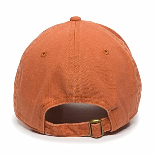 DSGN By DNA Say Mashallah Embroidered Hat Islamic Muslim Faith Inspired Cotton Baseball Cap Adjustable Dad Hat for Men&Women - color: Orange