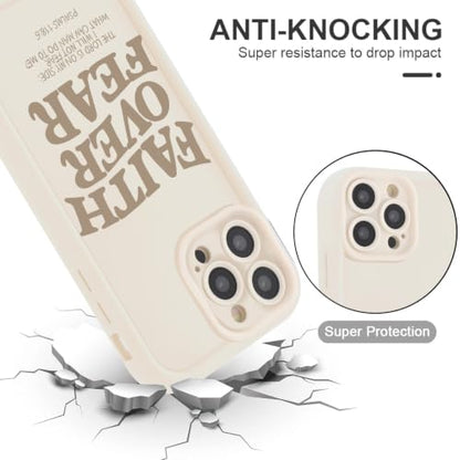 for iPhone 13 Pro 6.1'' 2 Pack Cute Christian Jesus Phone Case - color: Pink & Brown Jesus Faith Slogan, size: iPhone 13 Pro