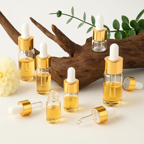 Mini Glass Dropper Bottle for Essential Oil,10ml 10pcs - style: 10ml