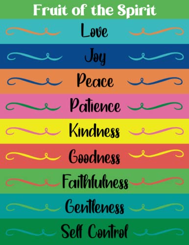 Fruit of the Spirit Composition Notebook: 8.5 x 11 College Ruled Christian Themed Notebook