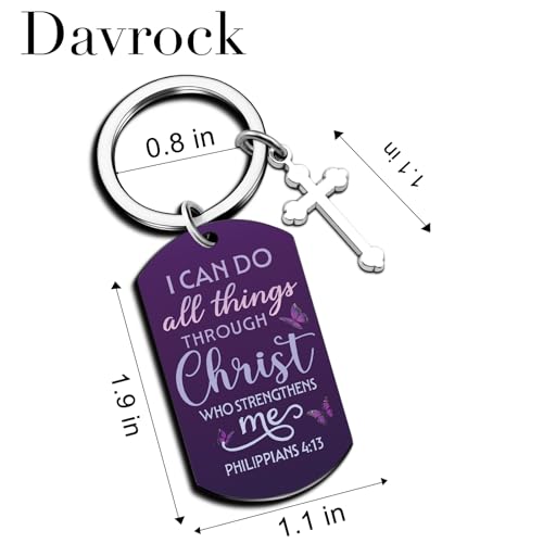 Baptism Gifts for Girl Catholic Gifts Cross Keychain Christian Gift