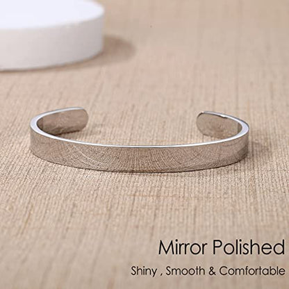 TONY & SANDY Cuff Bracelets for Women Teen Girls Best Friend Sister Mom Daughter Granddaughter Easter Birthday Mother's Day Christmas Stocking Stuffers for Teen Girls Women Jewelry - style: 1 - Niece Gifts - To my niece, never forget that I love you...Be