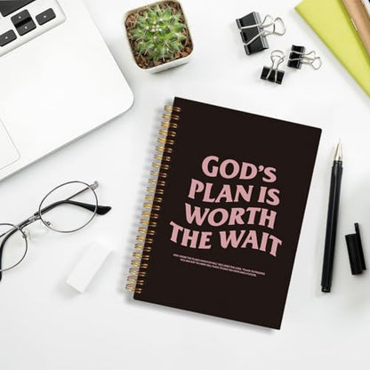 Christian Spiral Notebooks,Bible Verse Prayer Journal for Women - color: God