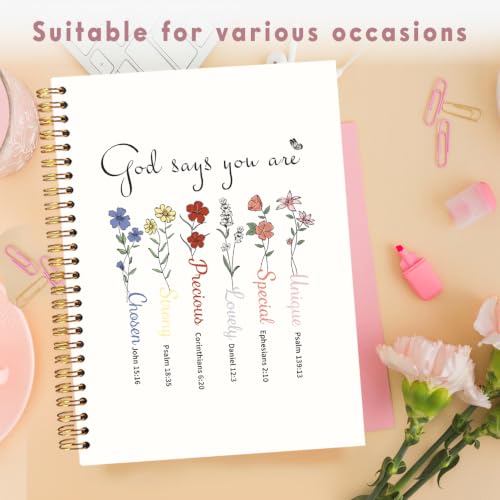 Lacama Bible Journal for Women A4,Christian Gifts for Women,