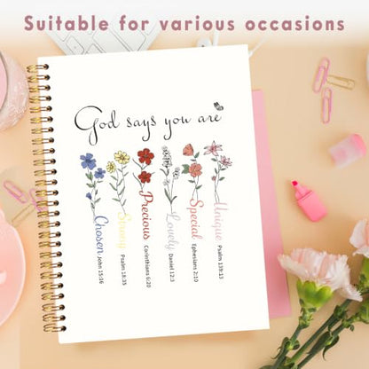Lacama Bible Journal for Women A4,Christian Gifts for Women,