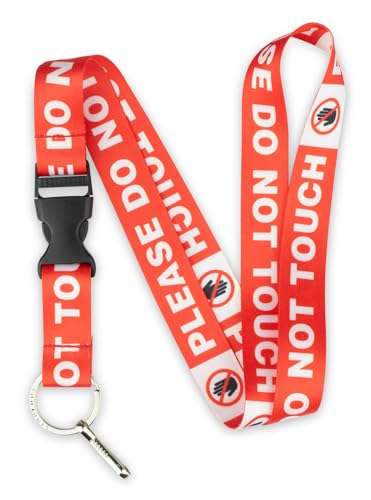 Limeloot Lanyard – Soft Neck Lanyard with Quick Release & Key Ring – ID Badge Holder & Keychain Lanyard for Men & Women - color: Do Not Touch