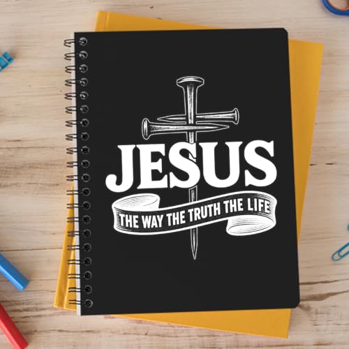 Premium Jesus The Way The Truth The Life Car Decal – Christian Cross Sticker, Religious Bible Verse Vinyl Decal for Car, Truck, Laptop, Window, or Water Bottle – Faith Gift for Believers - size: 6x6 inches