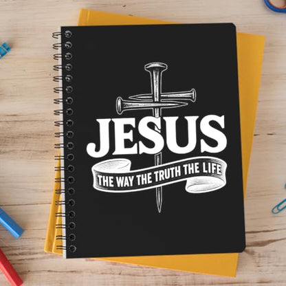 Premium Jesus The Way The Truth The Life Car Decal – Christian Cross Sticker, Religious Bible Verse Vinyl Decal for Car, Truck, Laptop, Window, or Water Bottle – Faith Gift for Believers - size: 6x6 inches