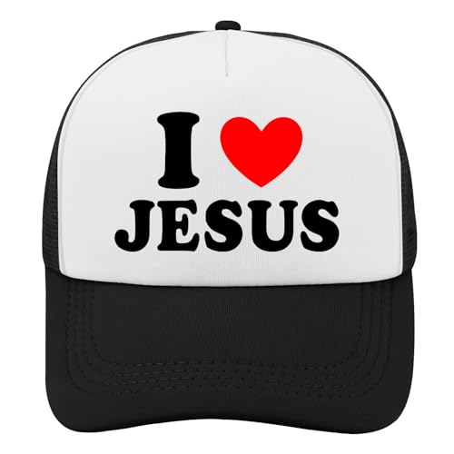 Y'Alls Need Jesus Hats Funny Cap for Grandma - color: I Love Jesusallblack15