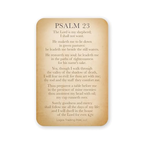 Logos Trading Post Psalm 23, Sheep Wallet Scripture Cards, Pack of 24 - color: Sheep