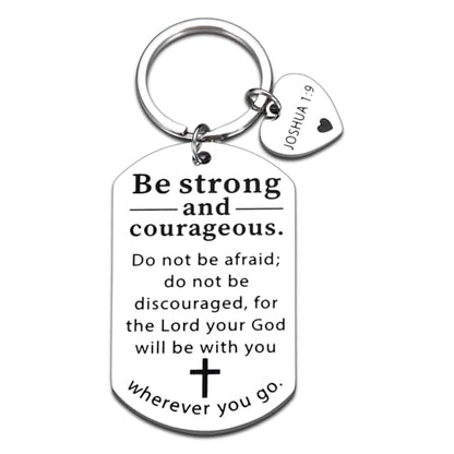 Catholic Key Chains, Christian Gifts for Women, Christmas Stocking Stuffers First Confirmation Gifts for Girls Boys Teens Inspirational Religious Gift for Men Baptism Communion Bible Verse Keychain