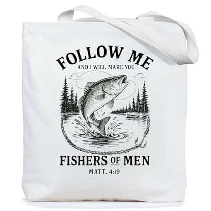 Chicimln Christian Goose Tote Bag, off to Praise the Lord Bible Verse Canvas Tote Bags - color: White 10