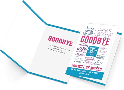 FANCYLUCKY New Job Card, Funny Goodbye Card for Women Men - style: FY-383