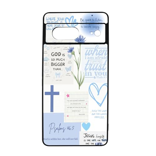 Bible Verse Phone Case Shockproof Protective Christian Jesus Phone Cover for Google Pixel 7 - color: Christian, size: Google Pixel 7