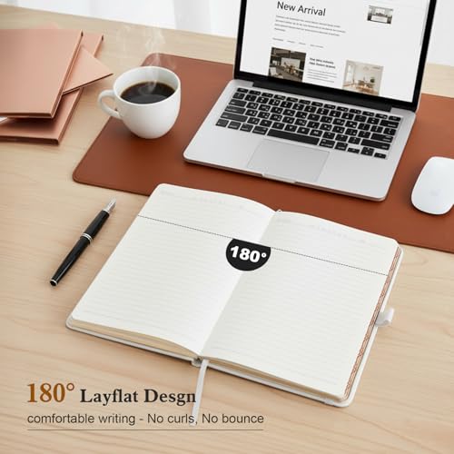 Comix Aesthetic Lined Journal for Writing, 192 Pages, 100GSM Paper, A5 Size - color: White