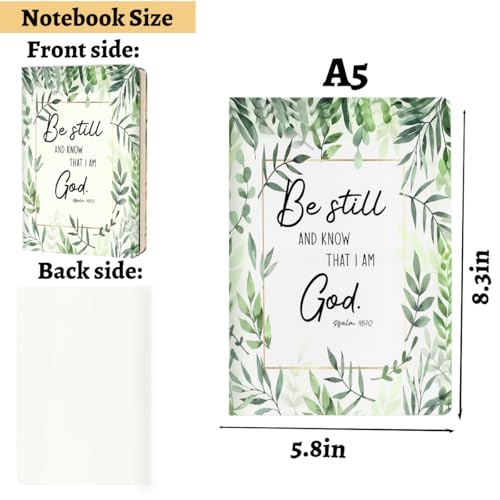 Christian Hard Shell Journal Notebook Notebook 200 Sheets (5.8 x 8.3) - color: Multi 1157
