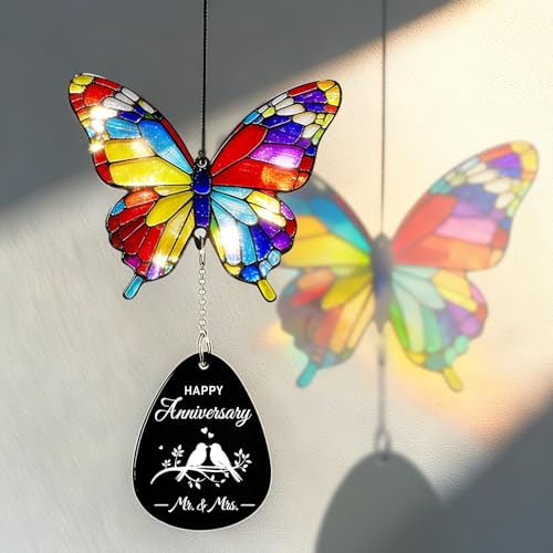 Anniversary Wind Chimes Gifts for Couples,Mr & Mrs Gifts - color: Anniversary Gift