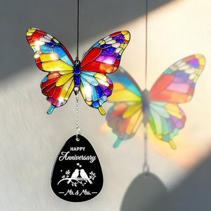 Anniversary Wind Chimes Gifts for Couples,Mr & Mrs Gifts - color: Anniversary Gift
