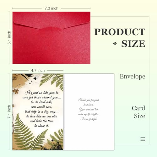 Thank You Cards with Envelopes, Funny Thank You Card for Friend Colleague - color: DXI#038