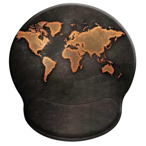 Mouse Pads for Desk, Ergonomic Mouse Pad with Wrist Rest Gaming Mousepad - color: Round-C3